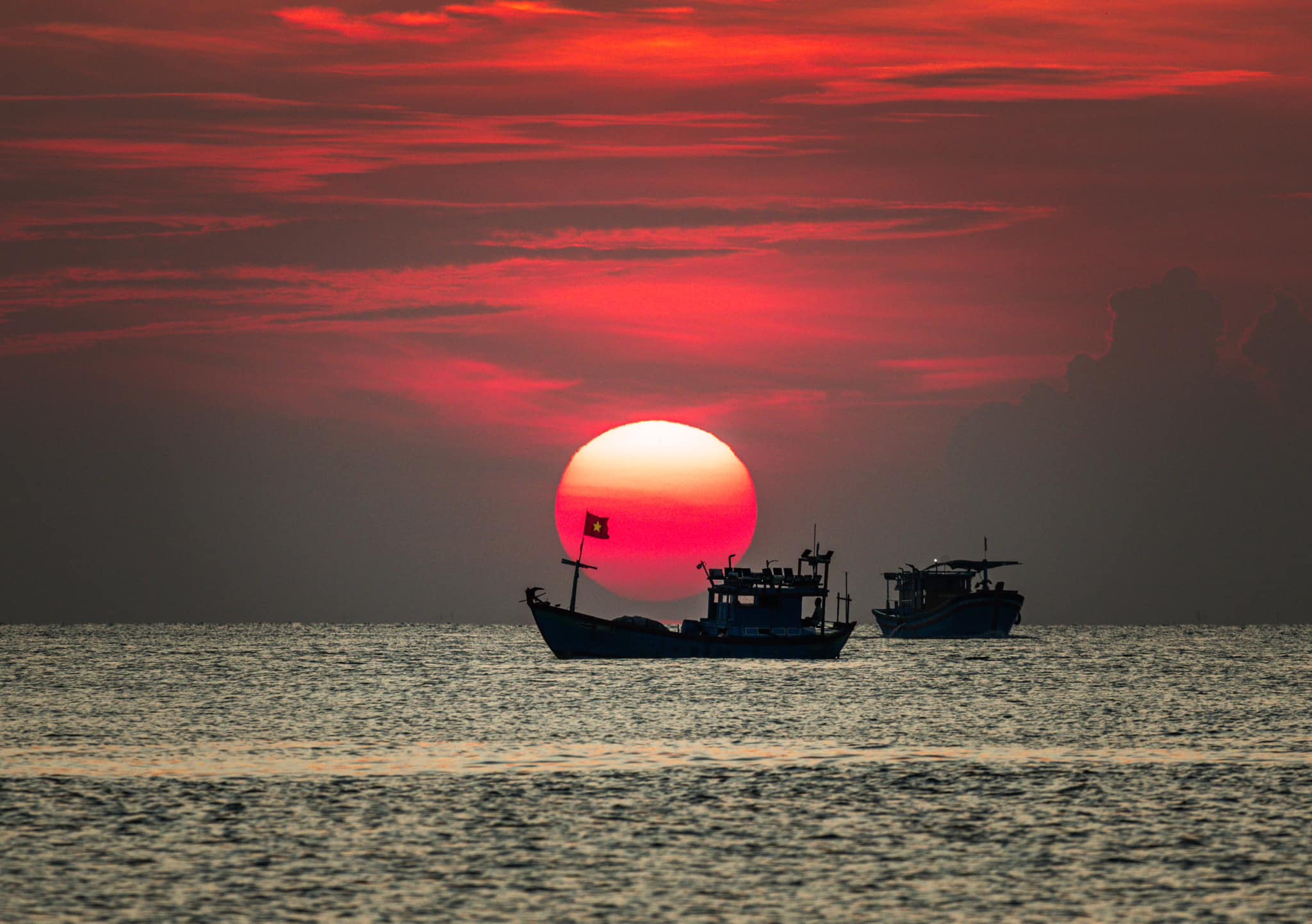 Boats in the sea